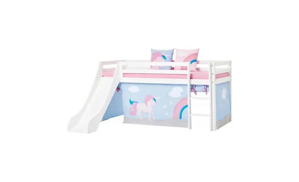 Hoppekids Vorhang für Spielbett 90x200 Unicorn, Funktionsansicht