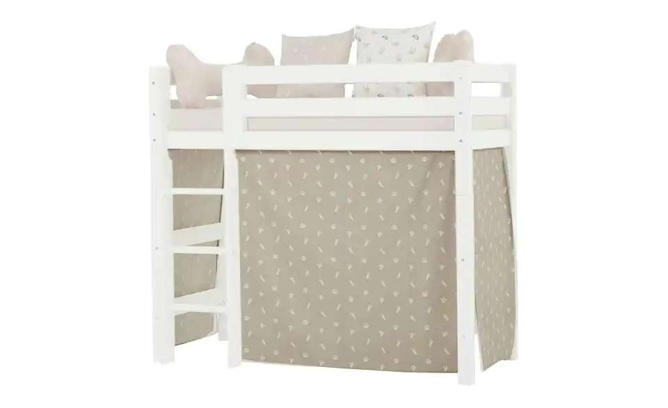 Hoppekids Vorhang Mittelhochbett 70x160 Pets, Funktionsansicht