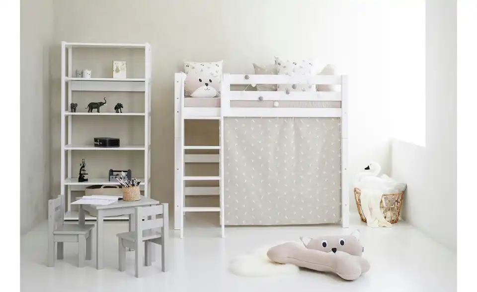 Hoppekids Vorhang Mittelhochbett 70x160 Pets, in Wohnsituation