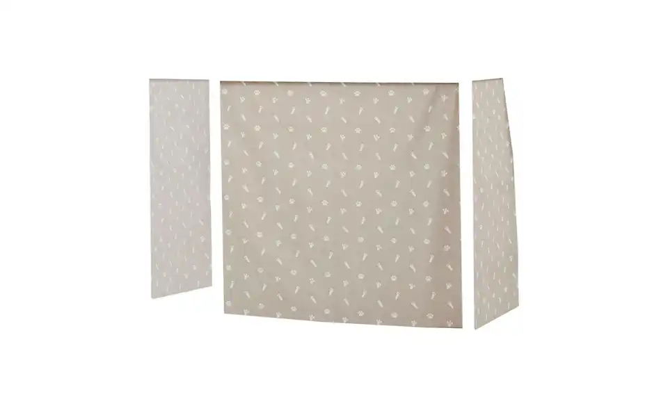 Hoppekids Vorhang Mittelhochbett 70x160 Pets, Frontansicht