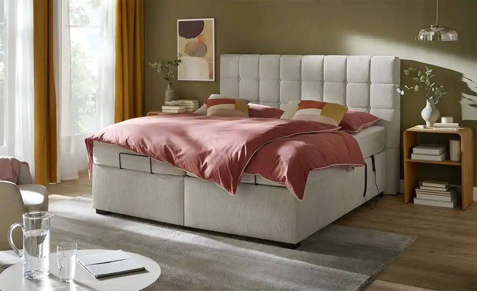 vanDoorn Motor-Boxspringbett Ohio mit Bettkasten, in Wohnsituation