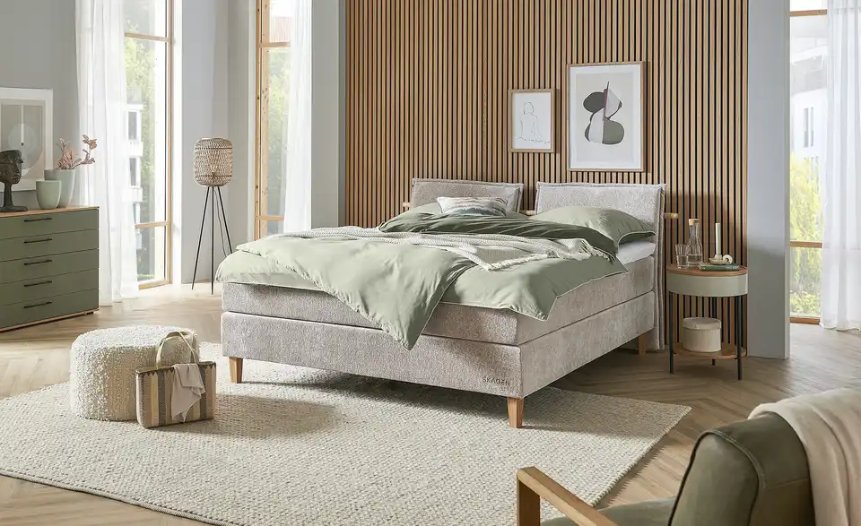 SKAGEN STUDIO Boxspringbett Voodie, in Wohnsituation