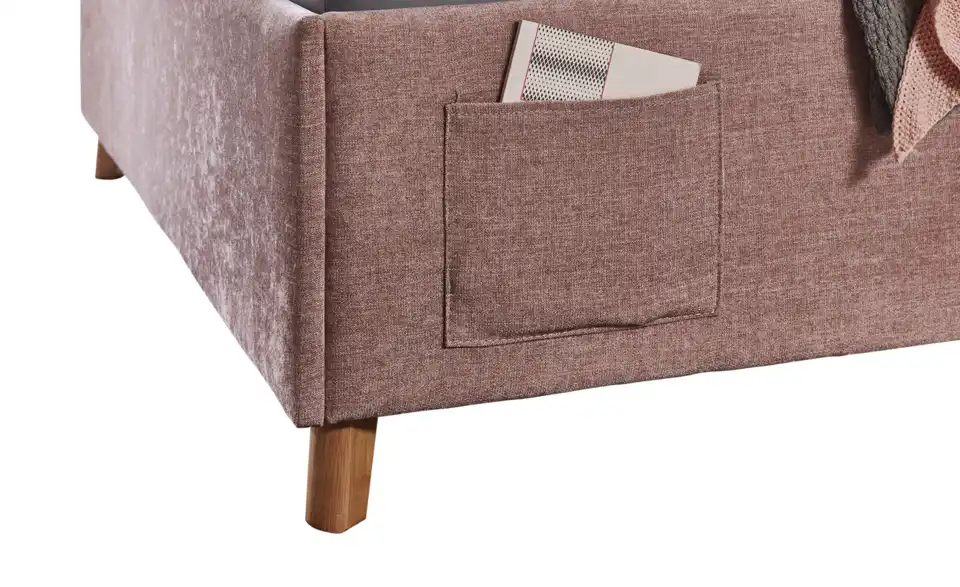 Polsterbett Fun mit trendiger Kederumrahmung, Detailansicht