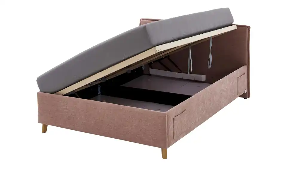 Polsterbett Fun mit trendiger Kederumrahmung, Funktionsansicht