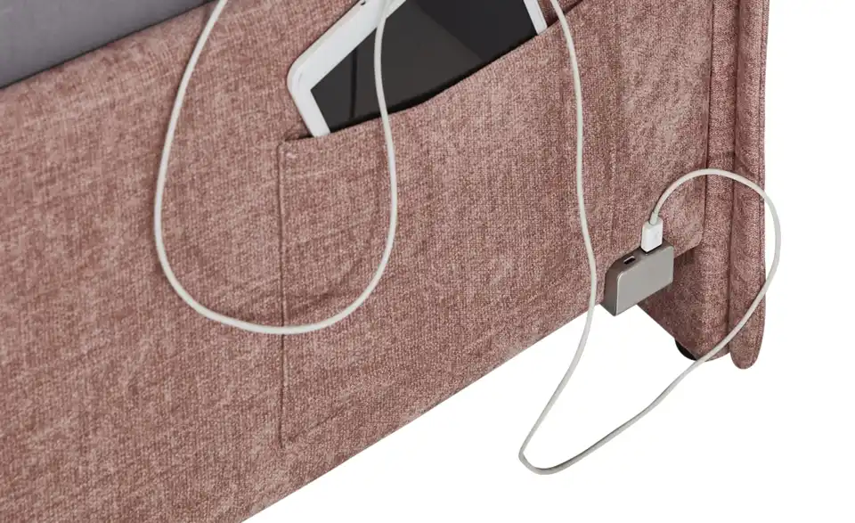 Polsterbett Fun mit trendiger Kederumrahmung, Detailansicht