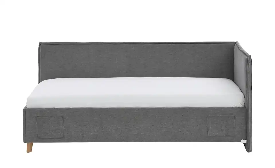 Polsterbett Fun mit trendiger Kederumrahmung, Profilansicht