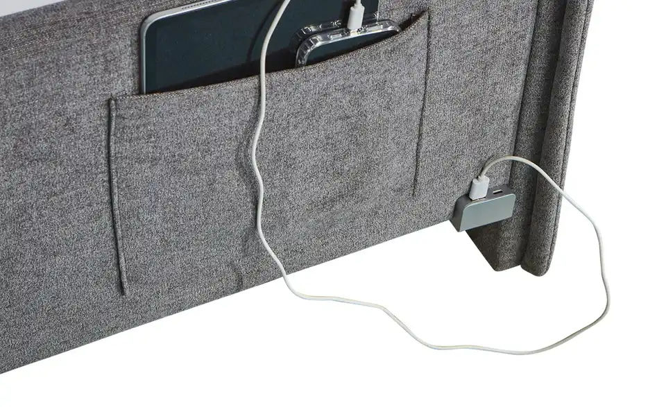 Polsterbett Fun mit trendiger Kederumrahmung, Detailansicht