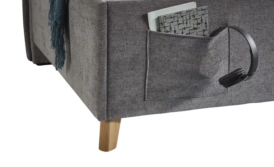 Polsterbett Fun mit trendiger Kederumrahmung, Detailansicht