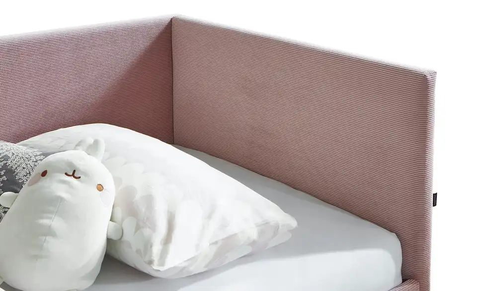 Polsterbett Cool in Cord, Detailansicht