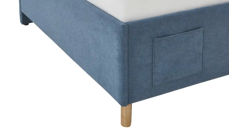 Polsterbett Cool in Cord, Detailansicht