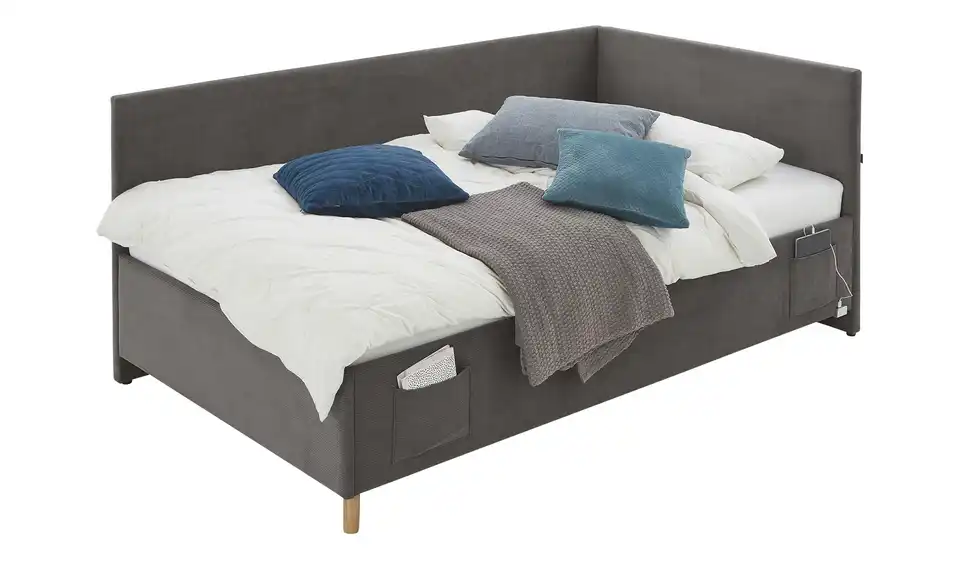 Polsterbett Cool in Cord, Perspektive
