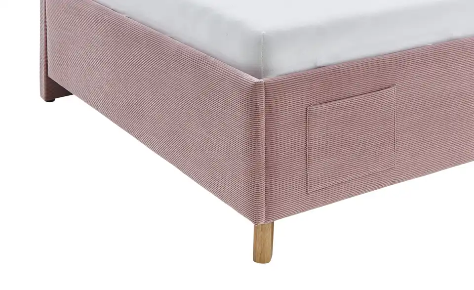 Polsterbett Cool in Cord, Detailansicht