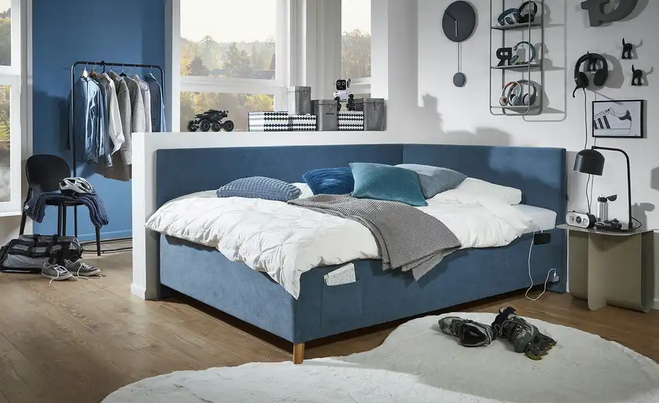 Polsterbett Cool in Cord, in Wohnsituation