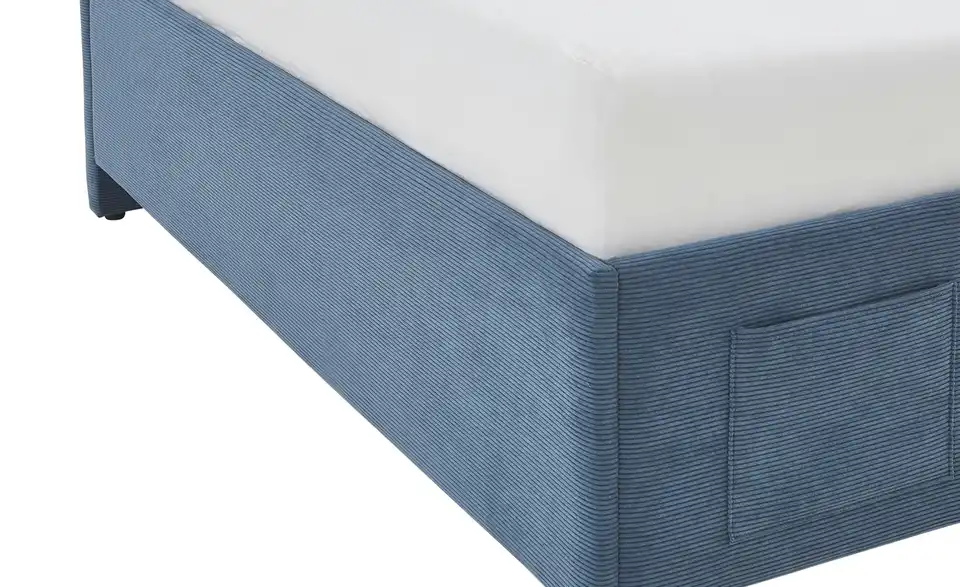Polsterbett Cool in Cord, Detailansicht