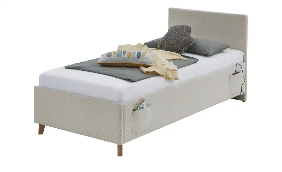 Polsterbett Cool in Cord, Perspektive