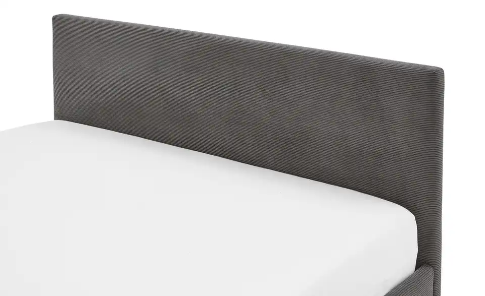 Polsterbett Cool in Cord, Detailansicht