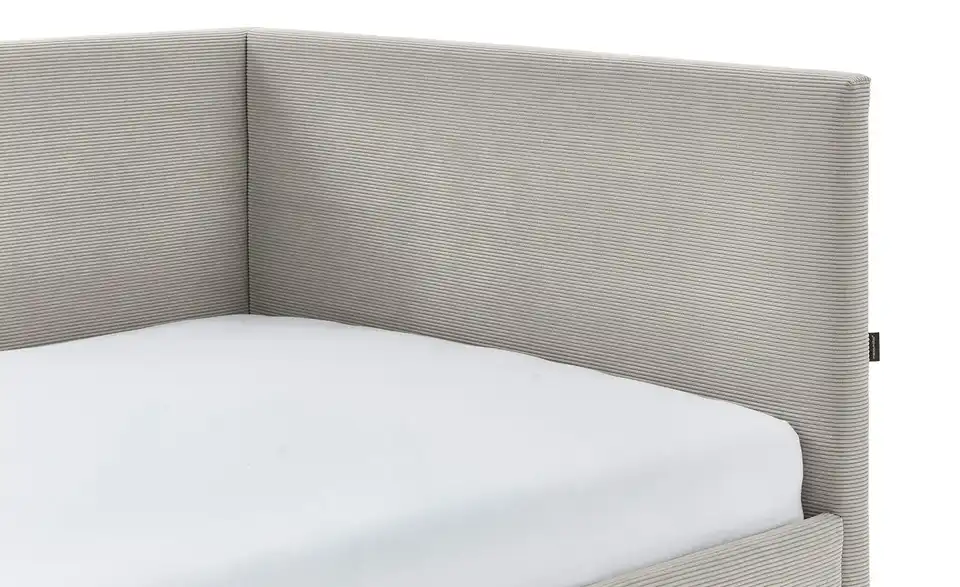 Polsterbett Cool in Cord, Detailansicht