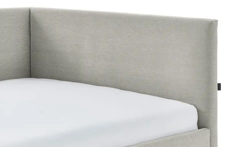 Polsterbett Cool in Cord, Detailansicht