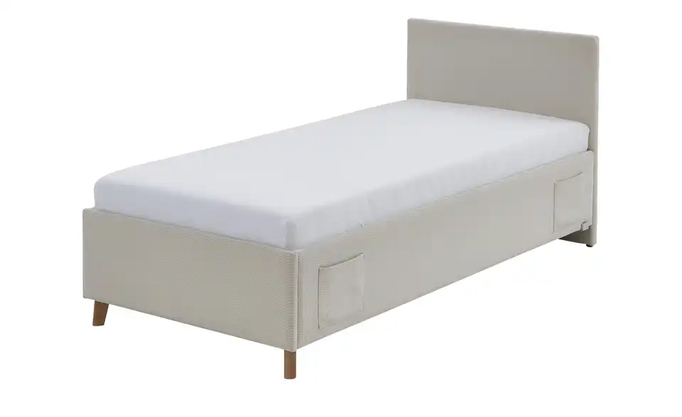 Polsterbett Cool in Cord, Perspektive