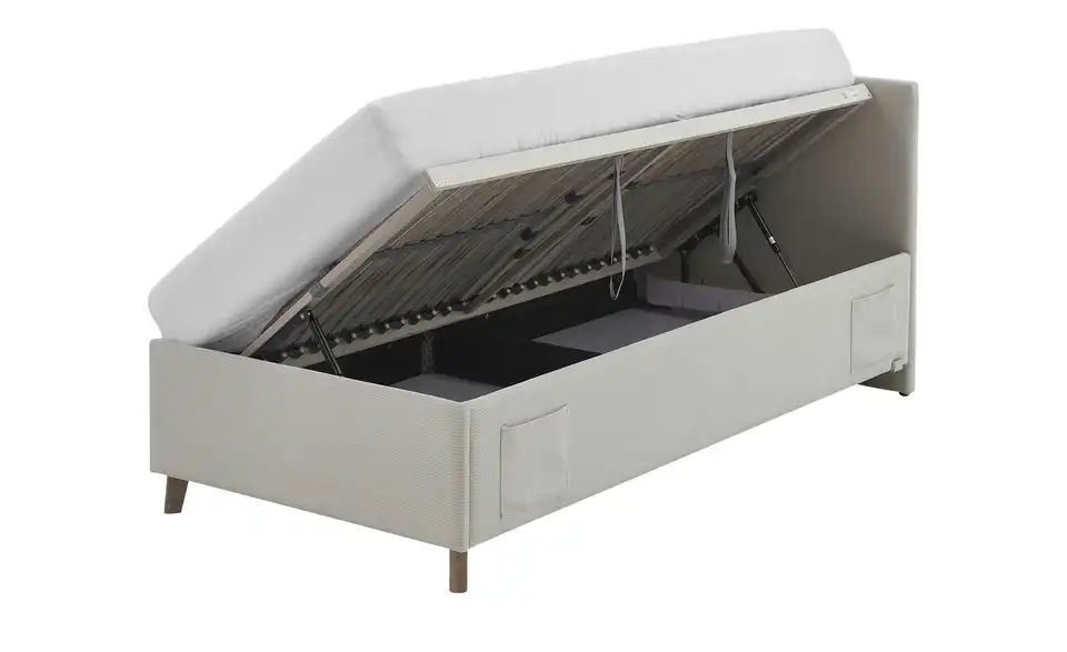 Polsterbett Cool in Cord, Funktionsansicht