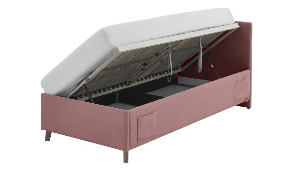 Polsterbett Cool in Cord, Funktionsansicht