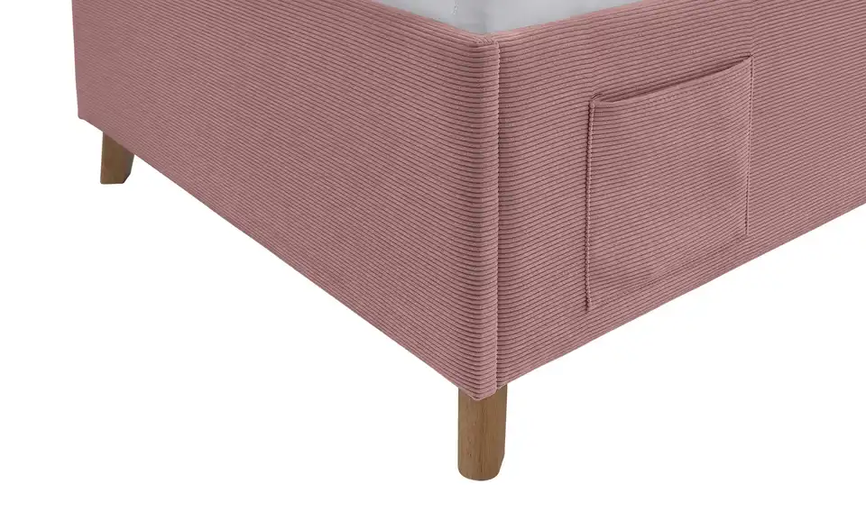Polsterbett Cool in Cord, Detailansicht