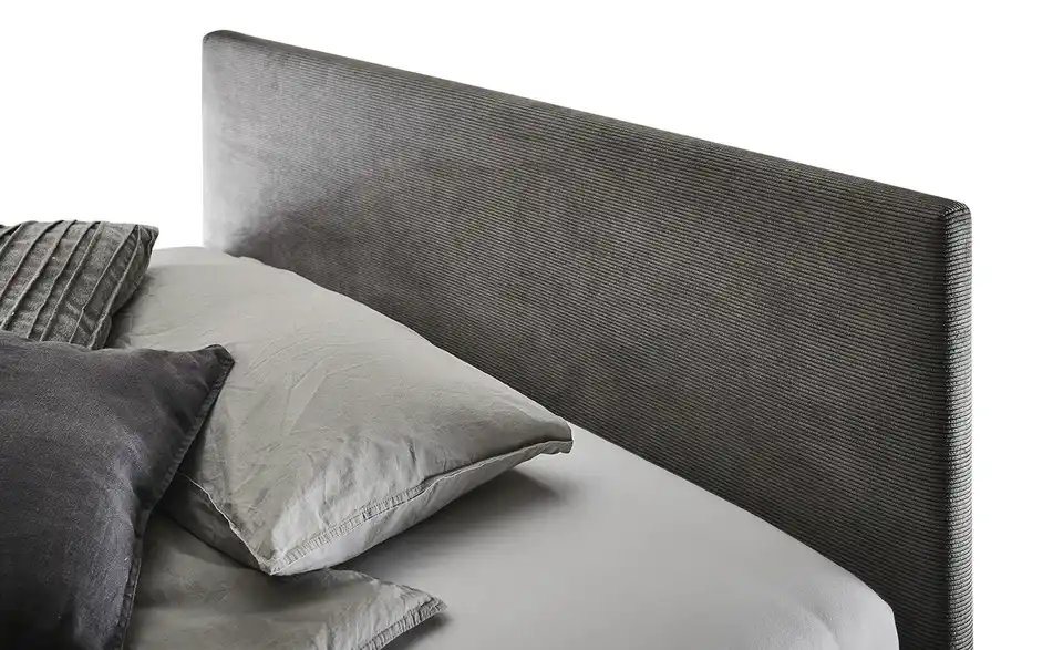 Polsterbett Cool in Cord, Detailansicht