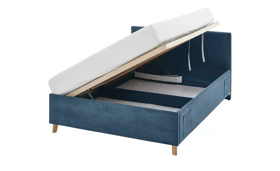 Polsterbett Cool in Cord, Funktionsansicht