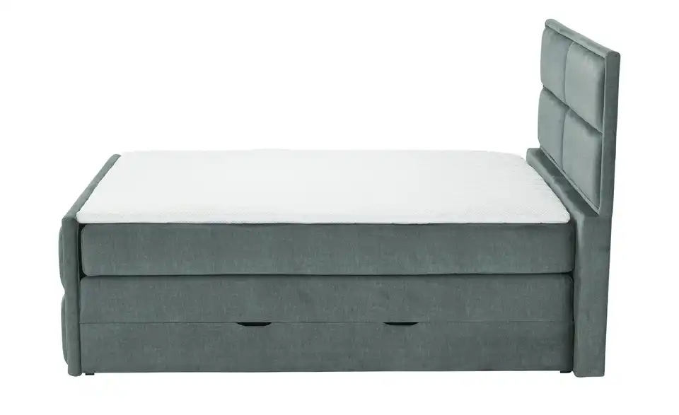 Boxspringbett Crocco mit Bettkasten, Profilansicht