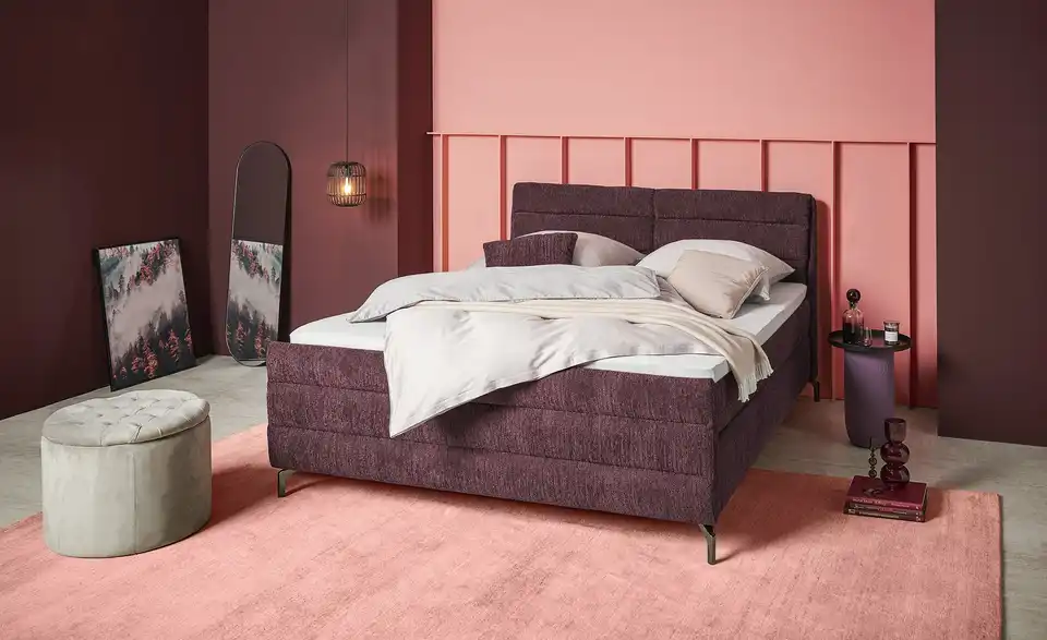 pop Boxspringbett Maranello, in Wohnsituation