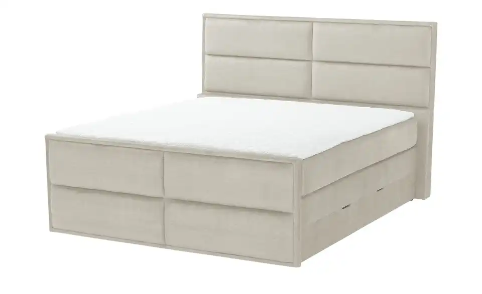 Boxspringbett Crocco mit Bettkasten, Perspektive