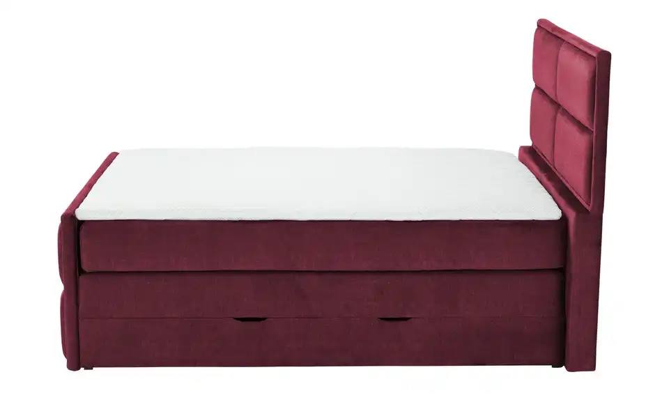 Boxspringbett Crocco mit Bettkasten, Profilansicht