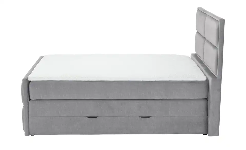 Boxspringbett Crocco mit Bettkasten, Profilansicht