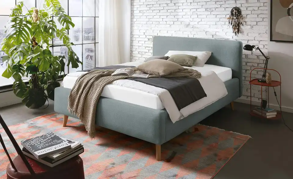 Polsterbett Mattis, in Wohnsituation