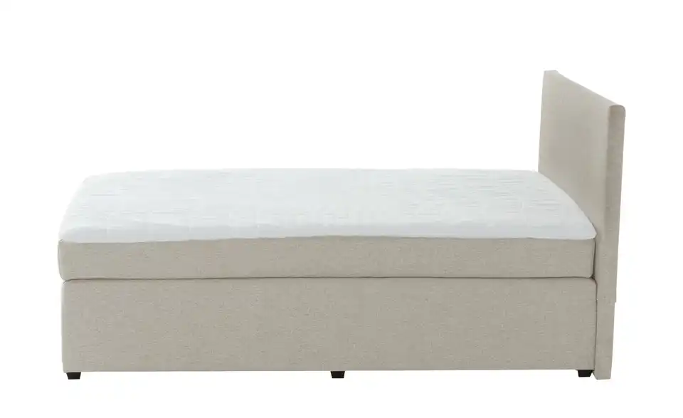 Boxspringbett Duke mit Matratze und Topper, H3, Profilansicht