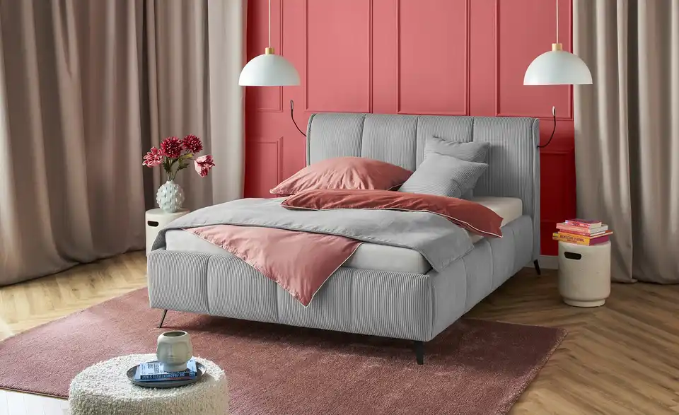 pop Polsterbett Pamela mit Bettkasten, in Wohnsituation