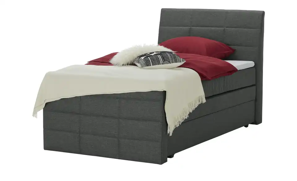 Boxspringbett Baron mit Bettkasten und Topper, Perspektive
