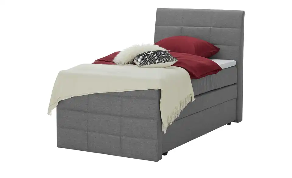 Boxspringbett Baron mit Bettkasten und Topper, Perspektive