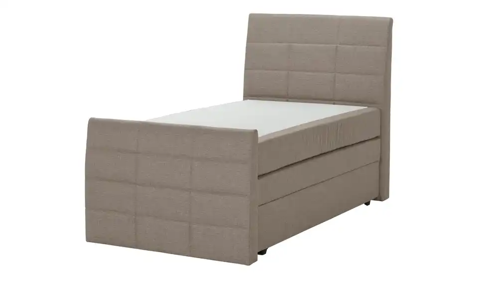 Boxspringbett Baron mit Bettkasten und Topper, Perspektive