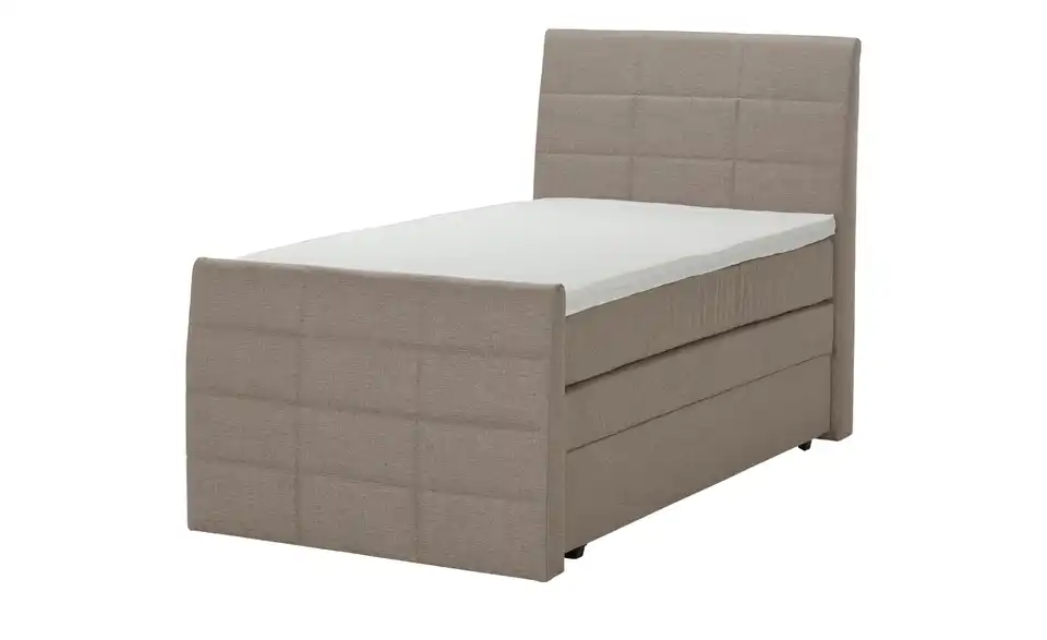 Boxspringbett Baron mit Bettkasten und Topper, Perspektive