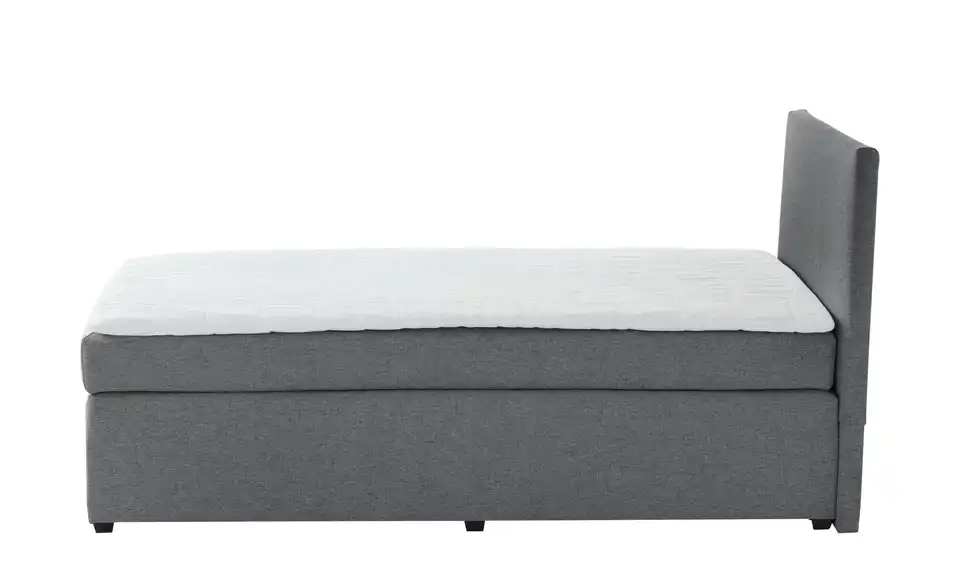 Boxspringbett Duke mit Matratze und Topper, H3, Profilansicht