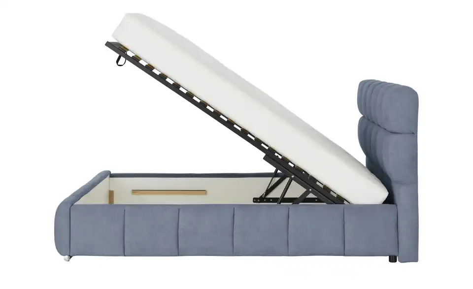 Polsterbett Savio mit Bettkasten, Funktionsansicht