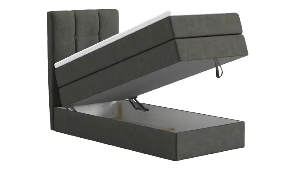 Boxspringbett Leeds mit Bettkasten, Funktionsansicht