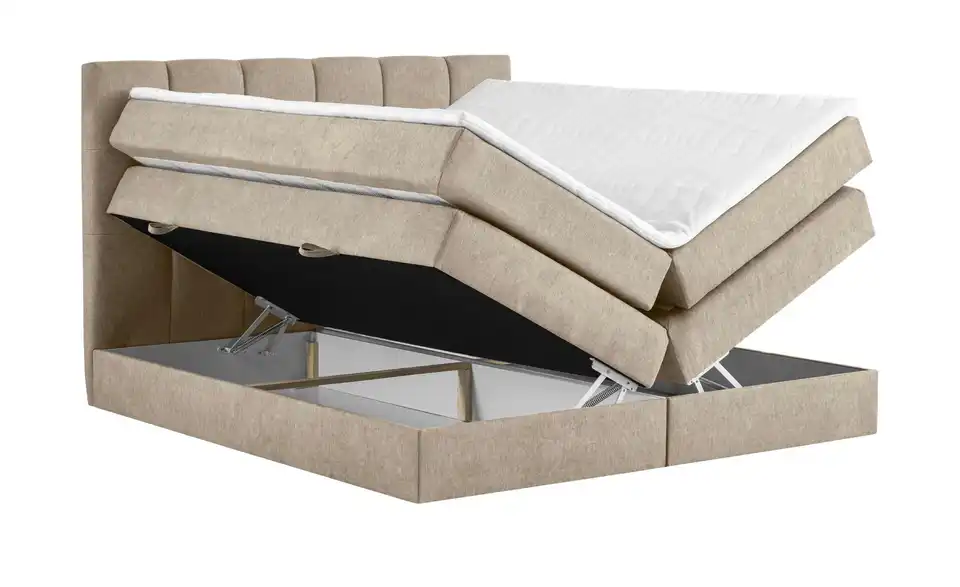 Boxspringbett Leeds mit Bettkasten, Funktionsansicht