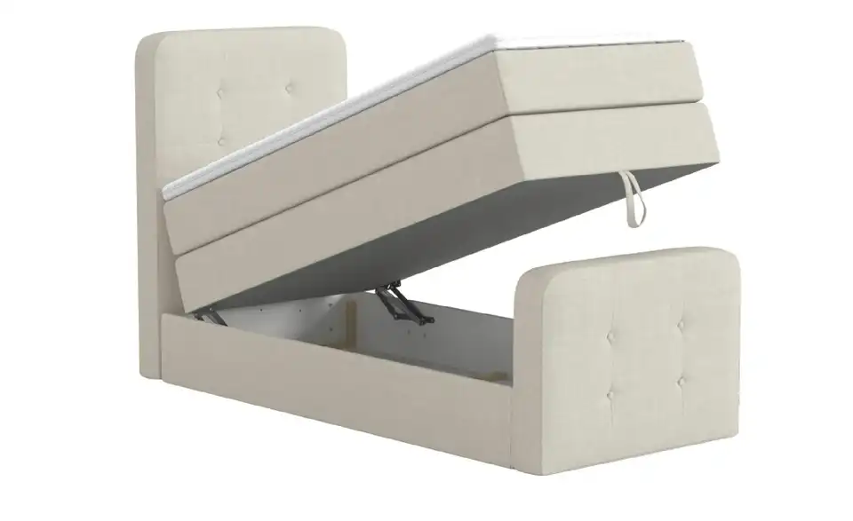 Boxspringbett Neapel mit Bettkasten, Funktionsansicht