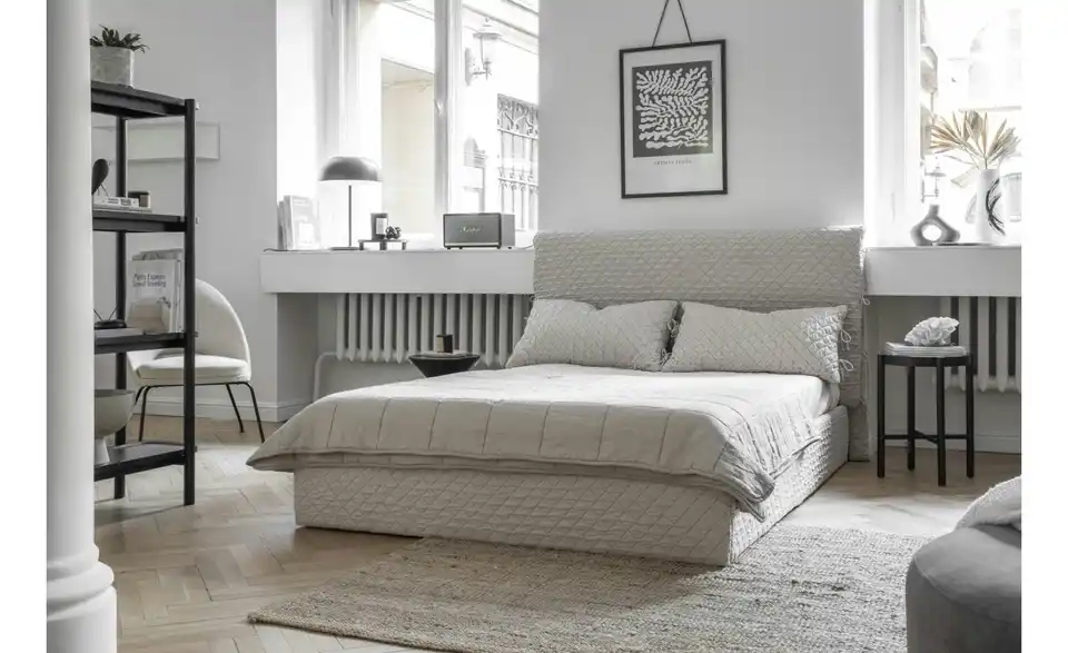 Miuform Polsterbett Sleepy Luna gemustert, in Wohnsituation