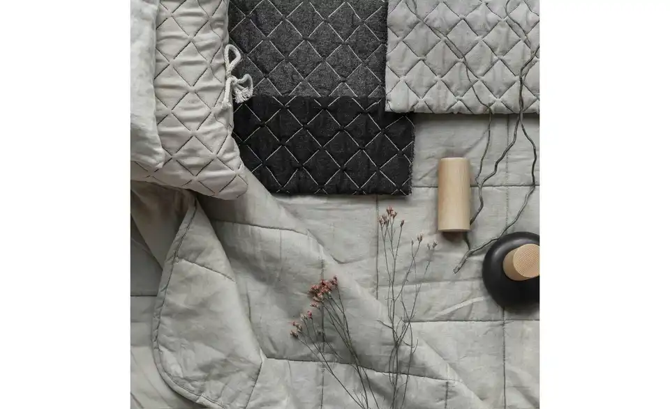 Miuform Polsterbett Sleepy Luna gemustert, Stoffstruktur