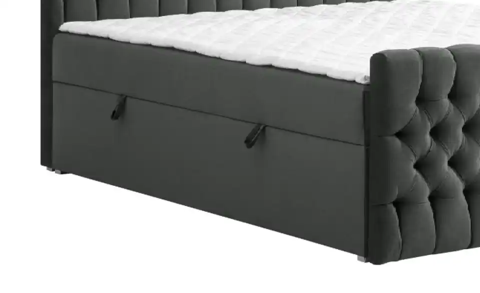 Boxbett Belek King mit Bettkasten und Fußteil, Detailansicht