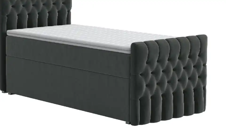 Boxbett Belek King mit Bettkasten und Fußteil, Detailansicht