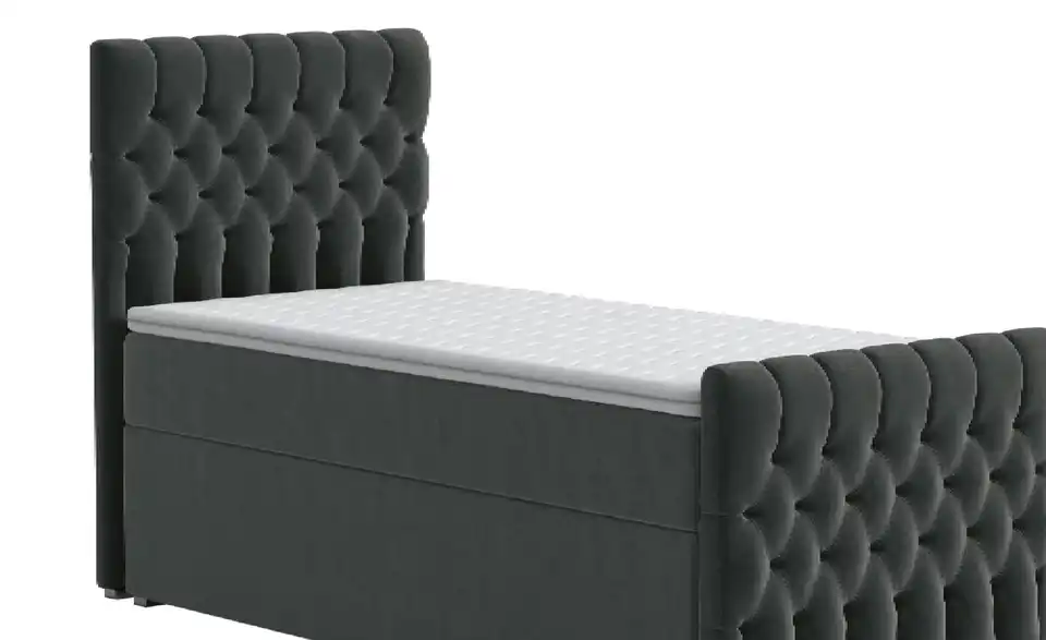 Boxbett Belek King mit Bettkasten und Fußteil, Detailansicht